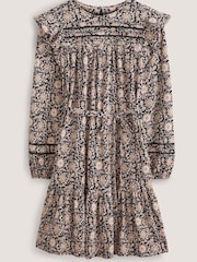 Boden Trim Detail Black Jersey Dress - Image 8 of 8