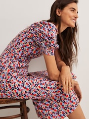 Boden Blue Sweetheart Midi Tea Dress - Image 6 of 7