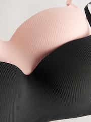 Черный/розовый - Набор из бюстгальтеров без косточек Light Pad Ultimate Comfort 2 - Image 12 of 13