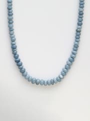 Carrie Elizabeth Blue Aegean Blue Opal Beaded Necklace - Image 4 of 5