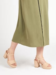 Jones Bootmaker Nude Giuseppa Platform Heels - Image 1 of 6
