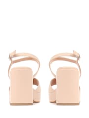 Jones Bootmaker Nude Giuseppa Platform Heels - Image 4 of 6