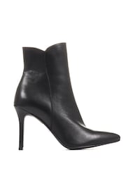 Jones Bootmaker Cadence Heeled Leather Black Ankle Boots - Image 2 of 6
