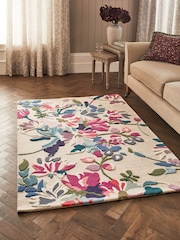 Natural Pink Bright Peggi Floral Rug - Image 1 of 5