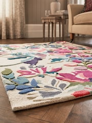 Natural Pink Bright Peggi Floral Rug - Image 2 of 5