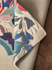 Natural Pink Bright Peggi Floral Rug - Image 4 of 5