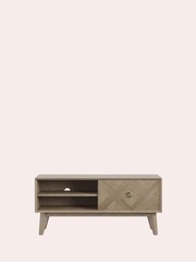 Laura Ashley Brown Hencroft 1 Door Tv Unit - Image 4 of 5
