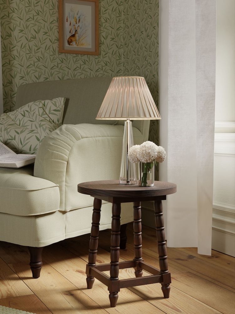 Laura Ashley Brown Merdon Side Table - Image 1 of 5