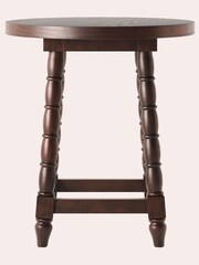 Laura Ashley Brown Merdon Side Table - Image 3 of 5