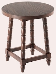 Laura Ashley Brown Merdon Side Table - Image 4 of 5