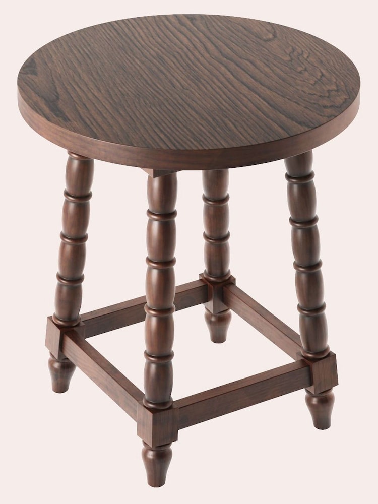 Laura Ashley Brown Merdon Side Table - Image 5 of 5