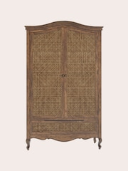 Laura Ashley Brown Montpellier Double 1 Drawer Wardrobe - Image 2 of 5