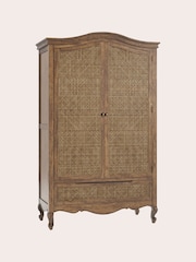 Laura Ashley Brown Montpellier Double 1 Drawer Wardrobe - Image 3 of 5