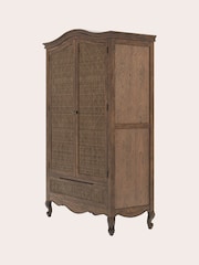 Laura Ashley Brown Montpellier Double 1 Drawer Wardrobe - Image 4 of 5