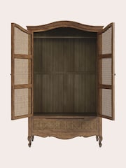Laura Ashley Brown Montpellier Double 1 Drawer Wardrobe - Image 5 of 5