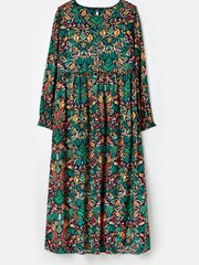 Joules Camilla Green Button Front Tiered Dress - Image 10 of 10
