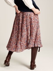 Joules Emery Pink Pleated Skirt - Image 2 of 4
