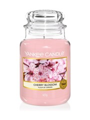 Yankee Candle Pink Large Jar Cherry Blossom Scented Candle - Image 2 of 4