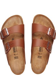 Birkenstock Camel Brown Arizona Leather Sandals - Image 3 of 3