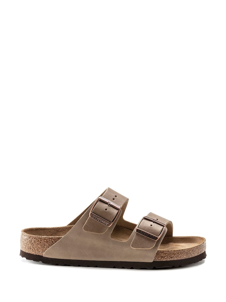 Marrón - Sandalias de cuero aceitado Arizona de Birkenstock - Imagen 2 de 7 Marrón - Sandalias de cuero aceitado Arizona de Birkenstock - Imagen 2 de 7
