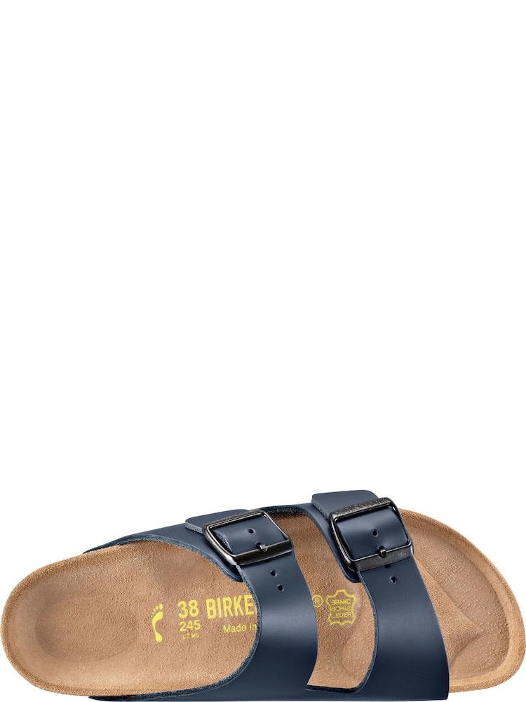 Birkenstock Turquoise Blue Arizona Leather Sandals - Image 2 of 2