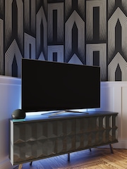 Frank Olsen Grey Elevate Smart LED Corner TV Stand - Image 1 of 6
