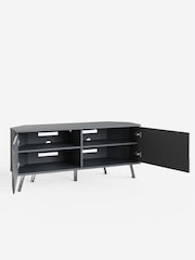 Frank Olsen Grey Elevate Smart LED Corner TV Stand - Image 5 of 6