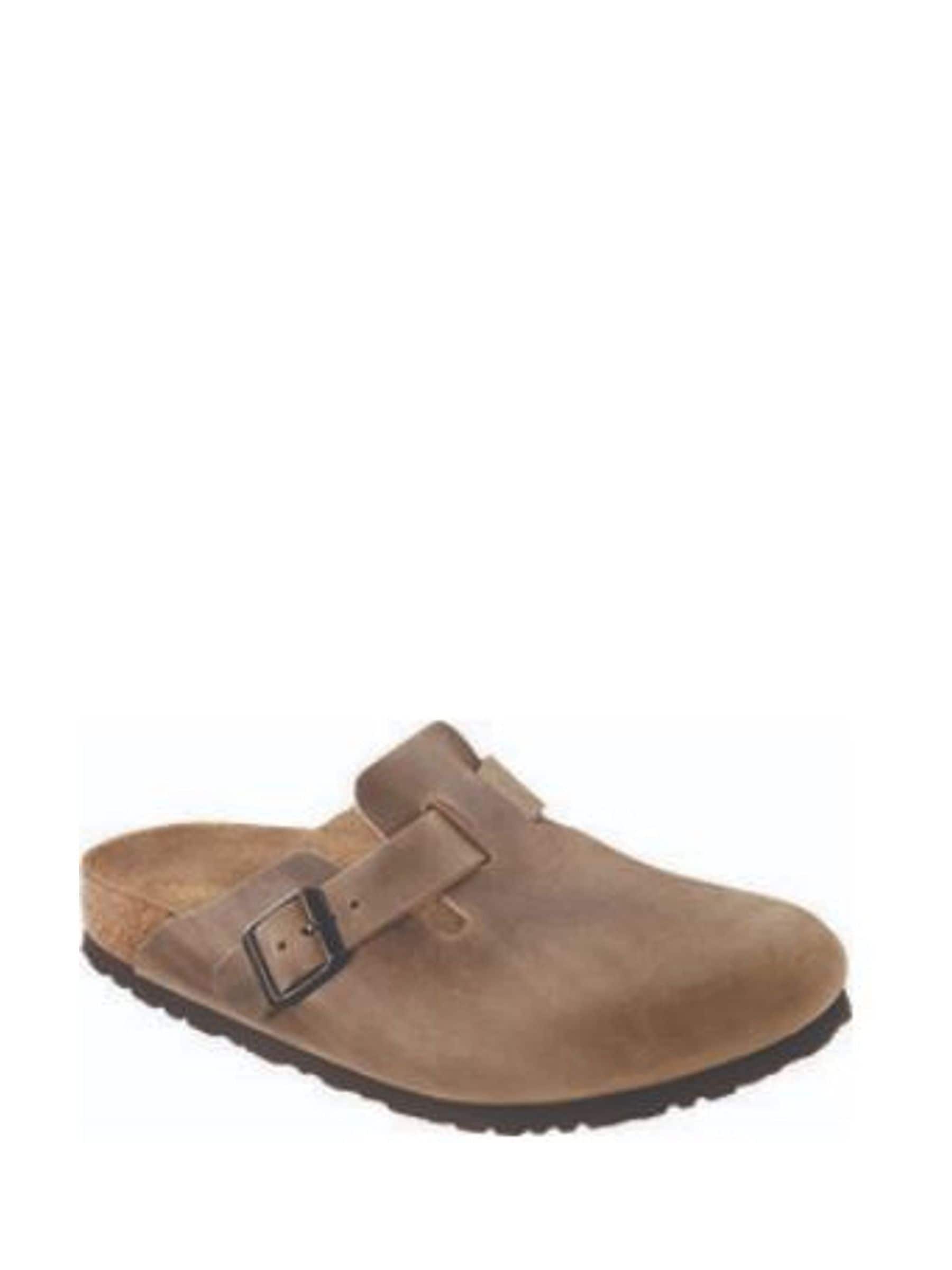 Buy Birkenstock Tobacco Brown Boston Oiled Leather Sandals from