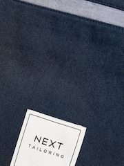Navy Slim Cotton Stretch Blazer - Image 10 of 11