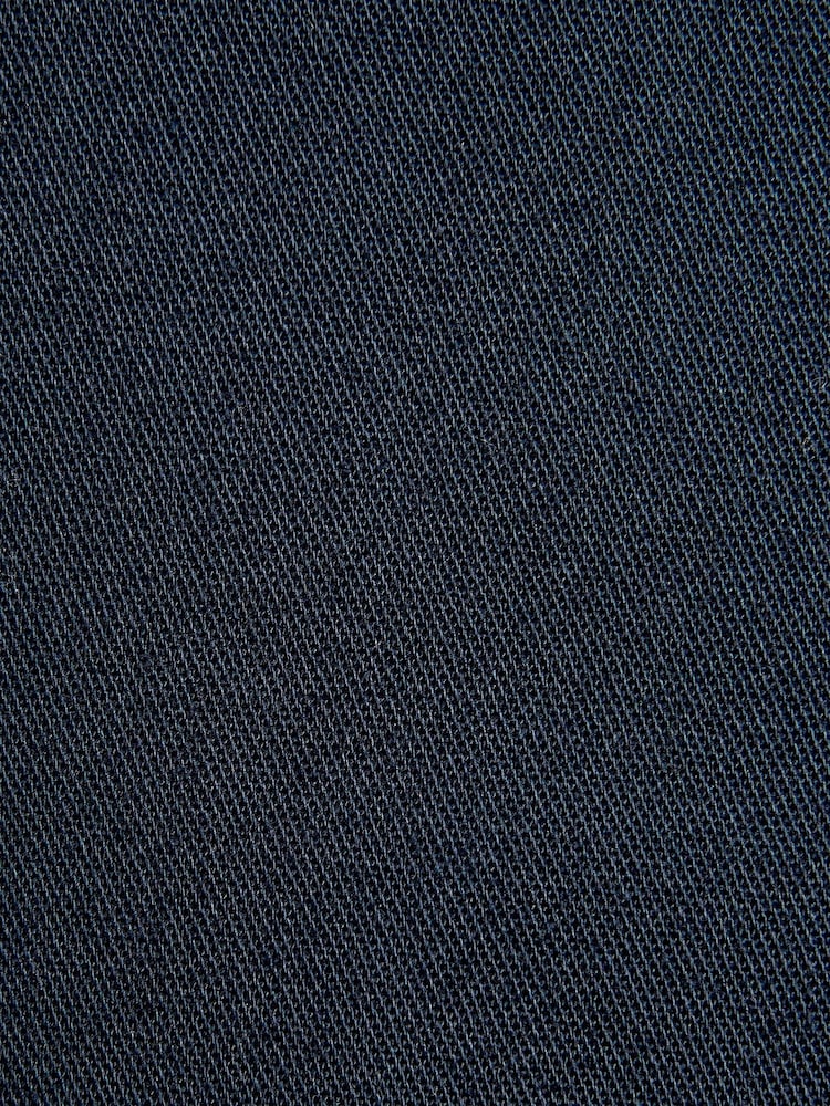 Navy Slim Cotton Stretch Blazer - Image 11 of 11
