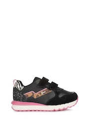 Geox Junior Girls Fastics Black Trainers - Image 1 of 6