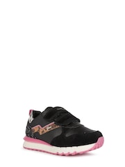 Geox Junior Girls Fastics Black Trainers - Image 2 of 6