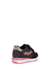 Geox Junior Girls Fastics Black Trainers - Image 4 of 6