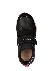Geox Junior Girls Fastics Black Trainers - Image 5 of 6
