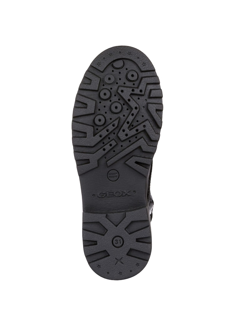Geox Junior Girls Casey Black Boots - Image 7 of 7