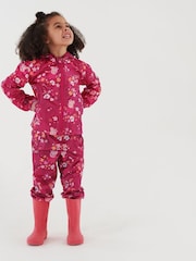 Regatta Blue Peppa Pig Waterproof Pack It Jacket - Image 4 of 8