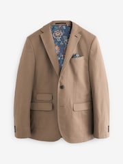 Stone Slim Cotton Stretch Blazer - Image 6 of 10