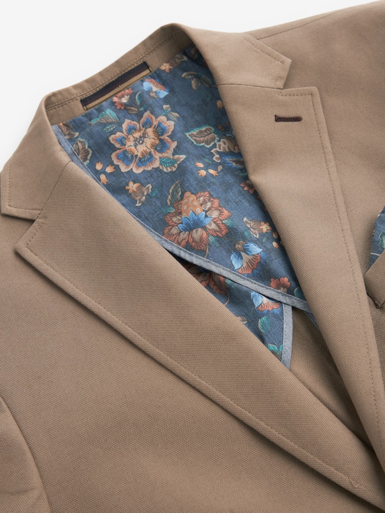 Stone Slim Cotton Stretch Blazer - Image 7 of 10