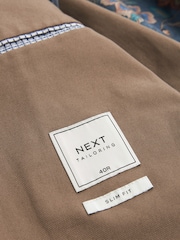 Stone Slim Cotton Stretch Blazer - Image 9 of 10
