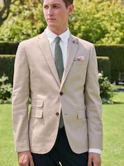 Knochen - Slim Fit - Stretch-Blazer aus Baumwolle - Bild 1 von 12