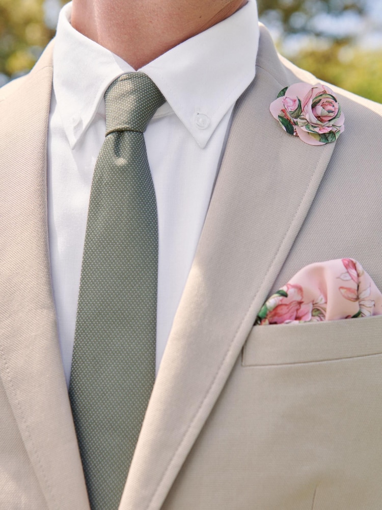 Bone Slim Cotton Stretch Blazer - Image 4 of 12