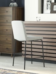 Dorel Home Grey Europe Corey Faux Leather Counter Stool - Image 2 of 4