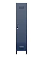 Dorel Home Navy Blue Europe Bradford Single Metal Storage Cabinet - Image 4 of 4