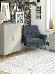 Dorel Home Taupe Europe Bradford 2 Door Metal Storage Cabinet - Image 3 of 4