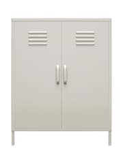 Dorel Home Taupe Europe Bradford 2 Door Metal Storage Cabinet - Image 4 of 4