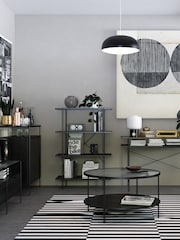 Dorel Home Black Oak Europe Wainwright Round Coffee Table - Image 2 of 4