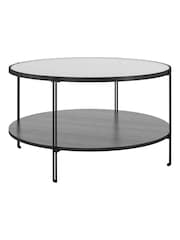 Dorel Home Black Oak Europe Wainwright Round Coffee Table - Image 3 of 4
