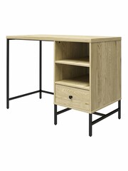 Dorel Home Linseed Oak Europe Tamlin Desk - Image 3 of 4