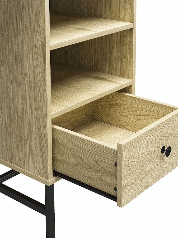 Dorel Home Linseed Oak Europe Tamlin Desk - Image 4 of 4