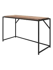 Dorel Home Weathered Oak Europe Quincy Writing Desk - Image 4 of 4